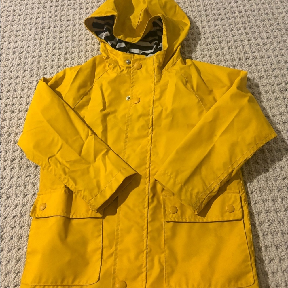 Kids Gap Yellow Raincoat size 5